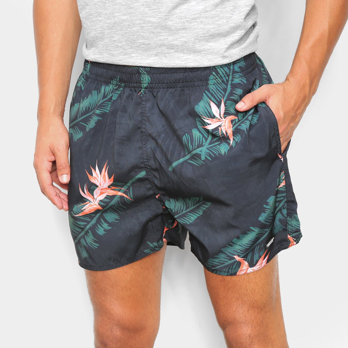 Short Calvin Klein Folhagem Masculino