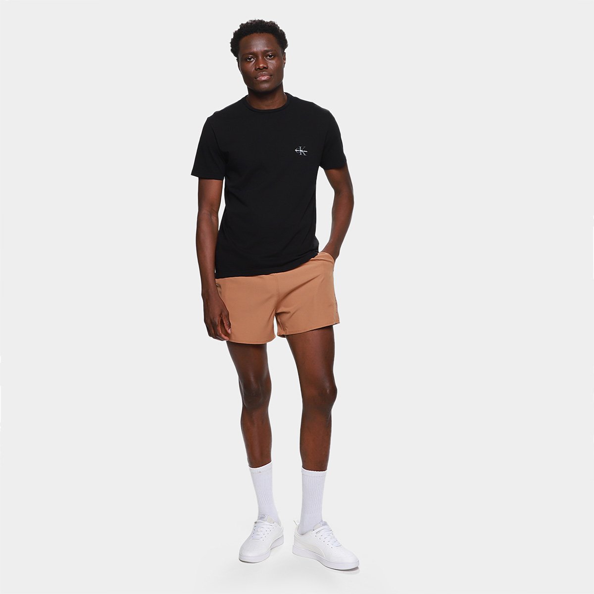 Camiseta Calvin Klein Jeans Casual Masculina - Tam: GG - 3