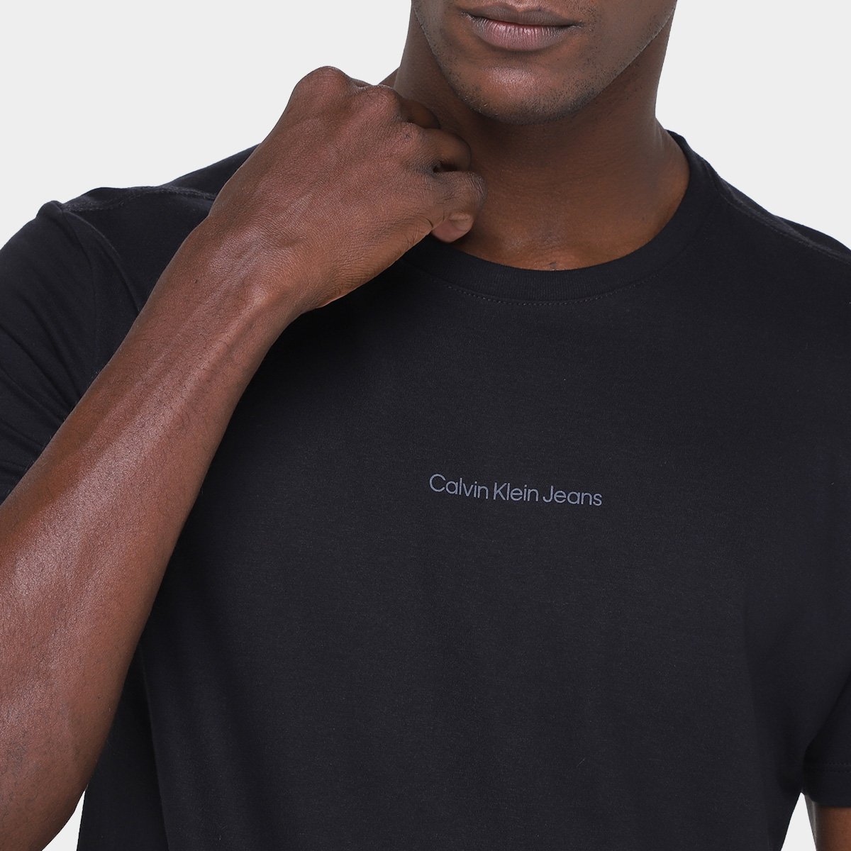 Camiseta Calvin Klein Jeans Logo Masculina - Tam: P - 2