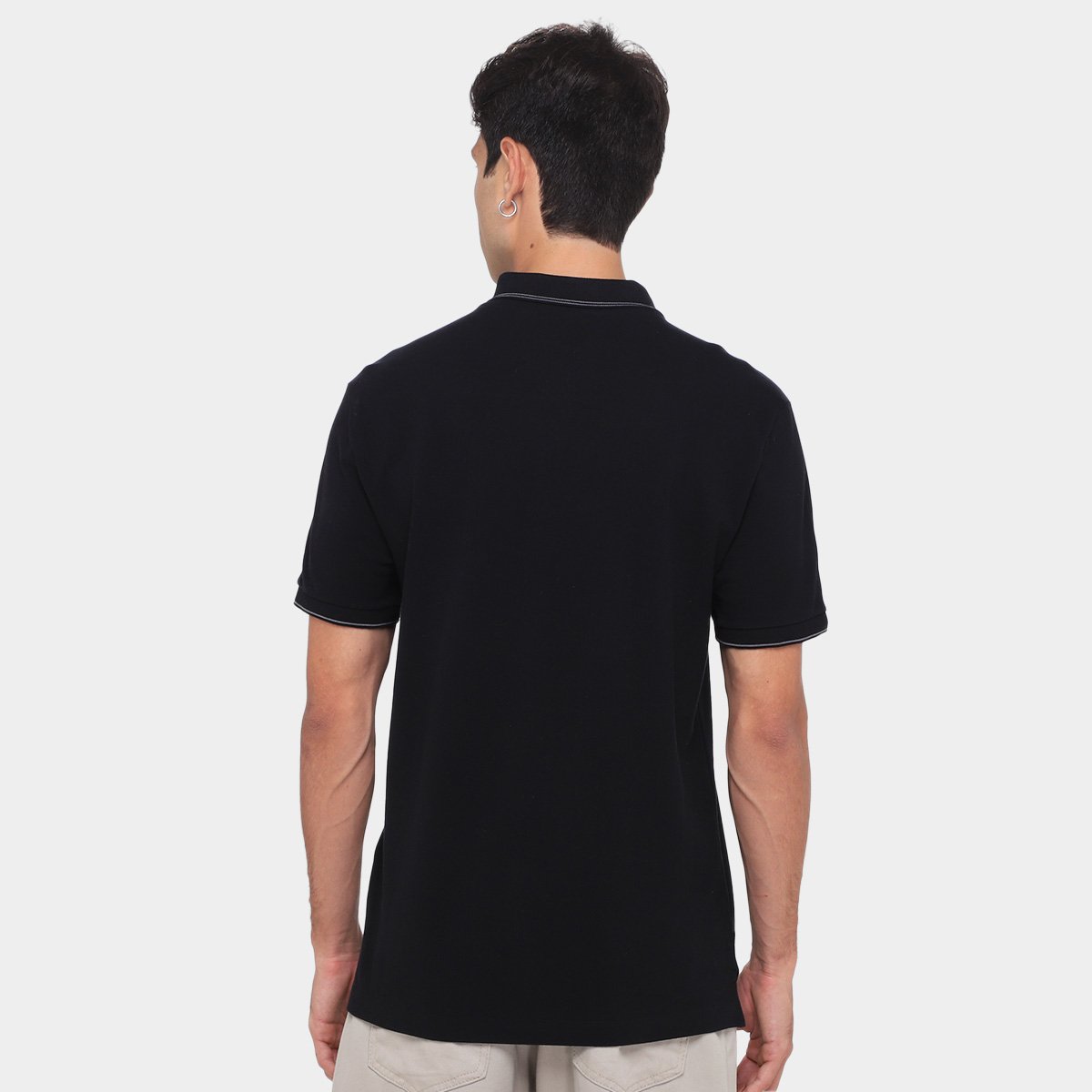 Camisa Polo Calvin Klein Regular Básica Masculina - Tam: P - 1