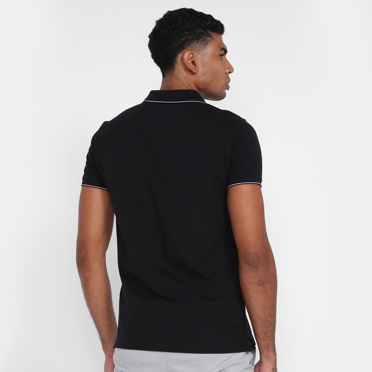 Camisa Polo Slim Calvin Klein Masculina - Tam: P - 1