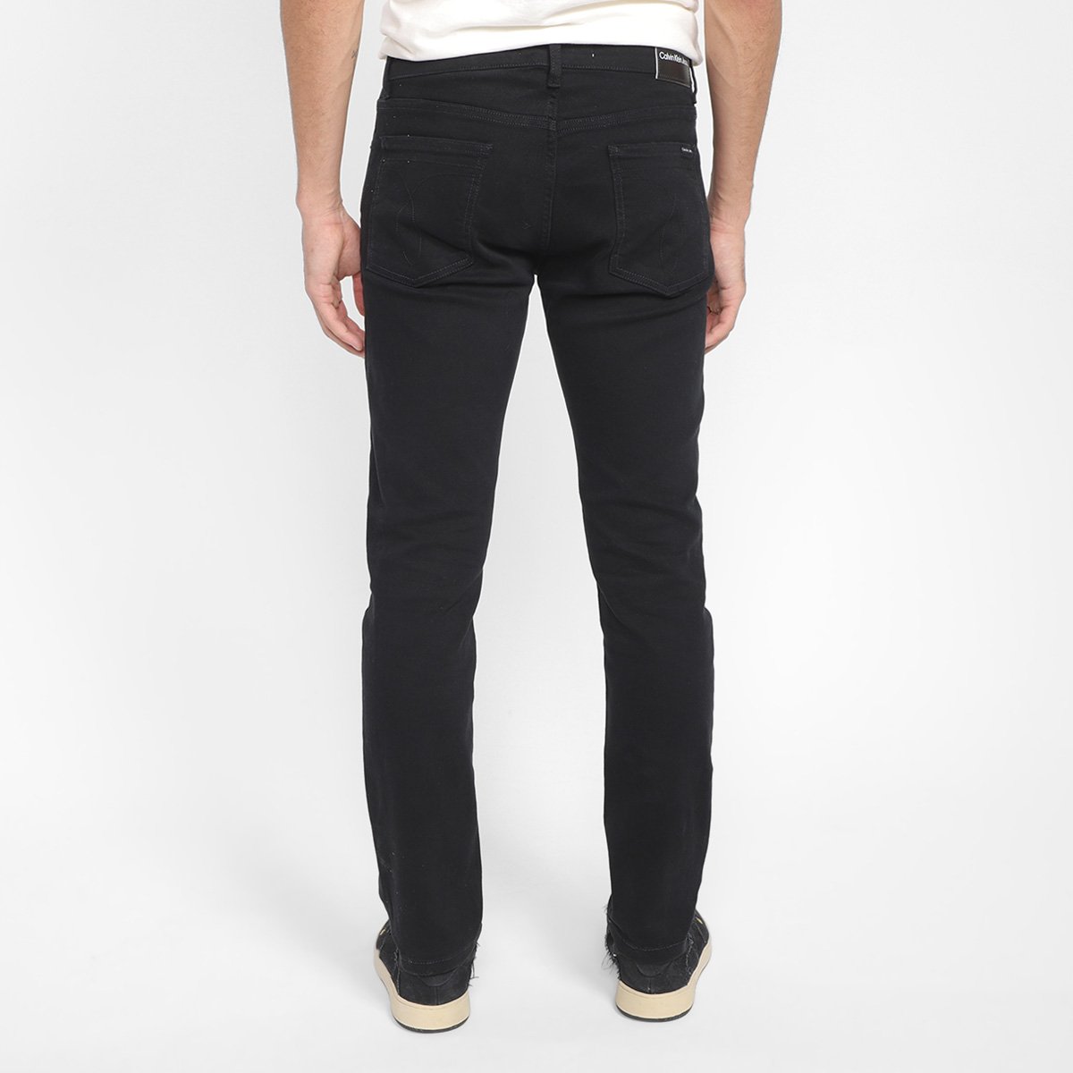 Calça Sarja Skinny Calvin Klein Infinite Bla Masculina - Tam: 44 - 1
