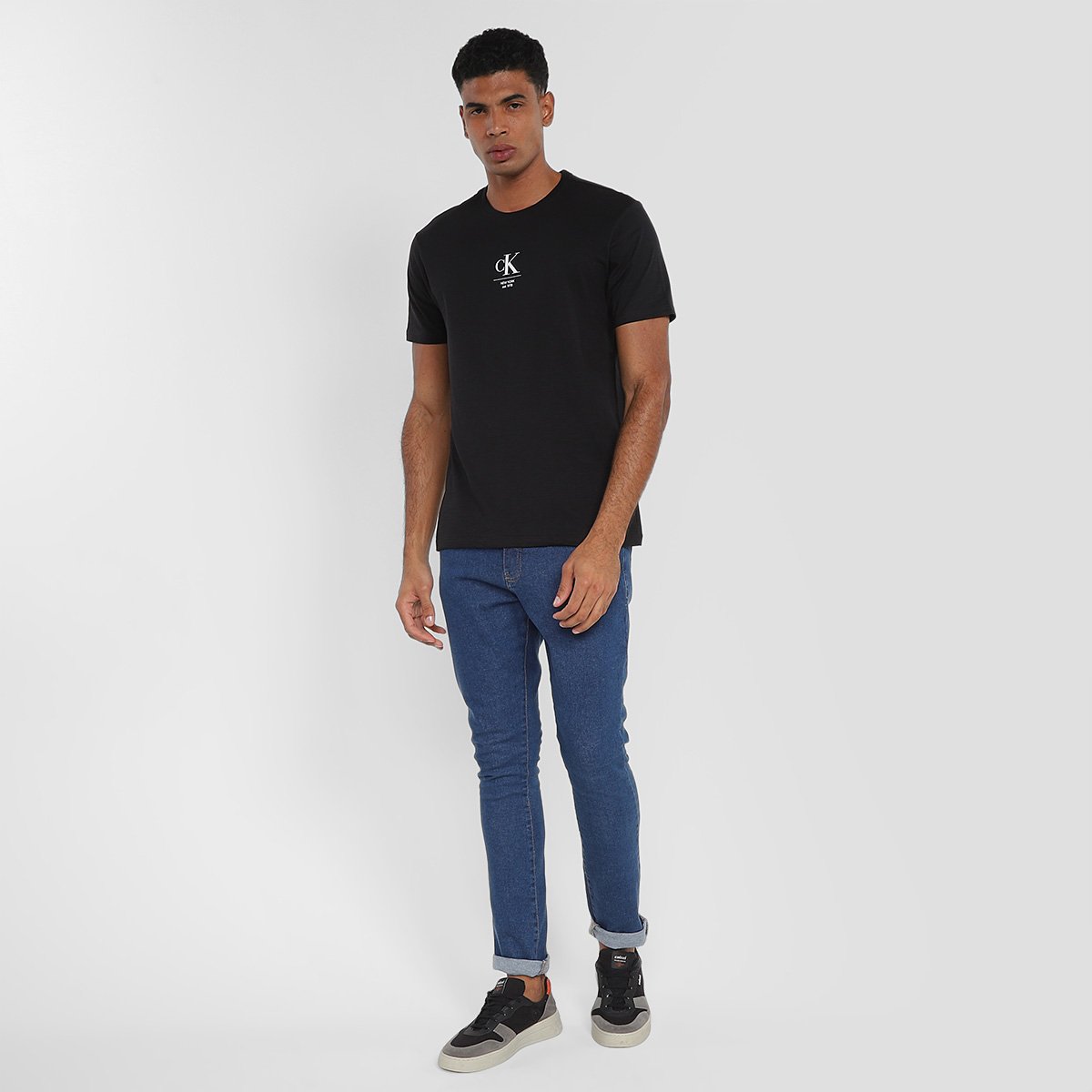 Camiseta Calvin Klein CKJ New York Masculina - Tam: GG - 3