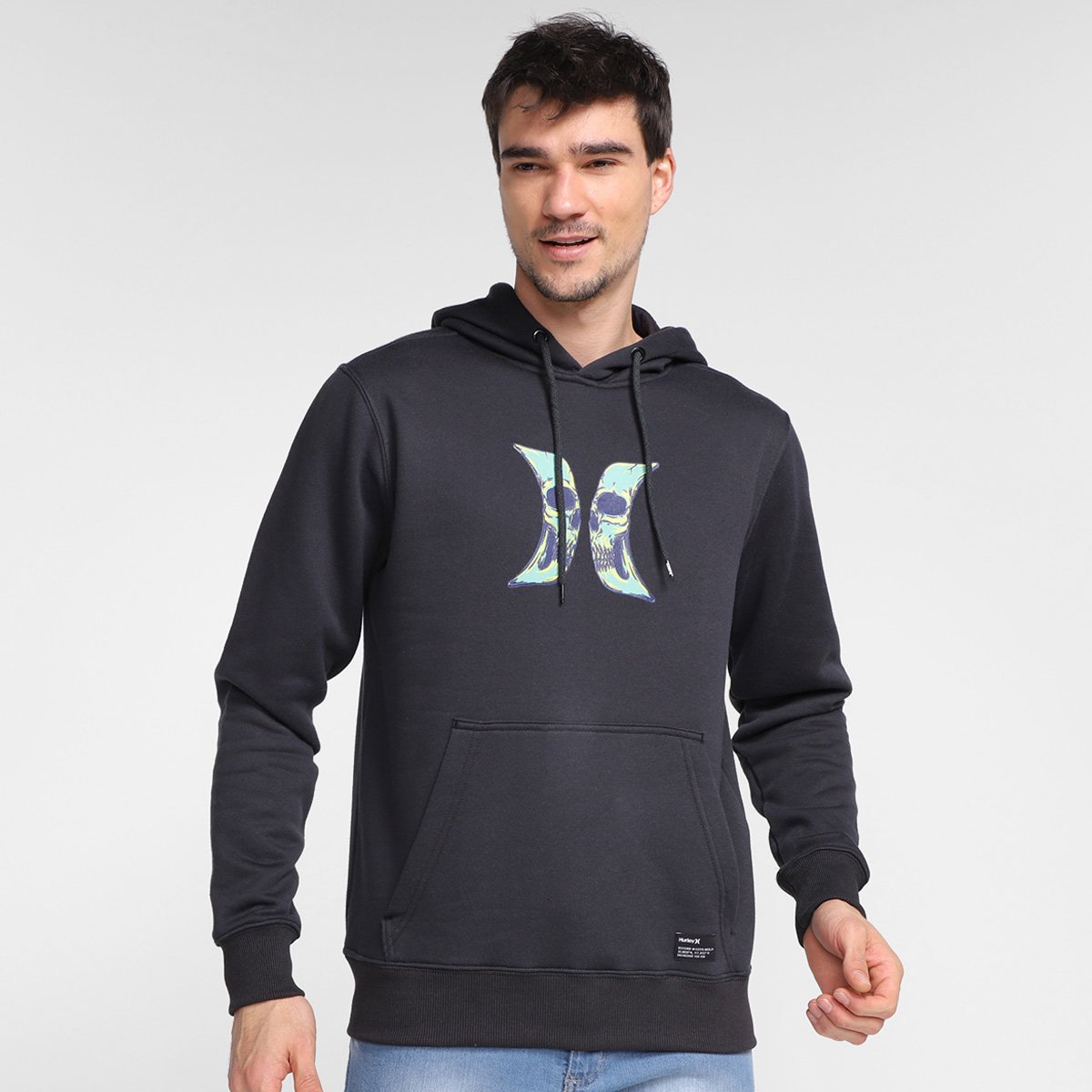 Moletom Hurley Skull Masculino