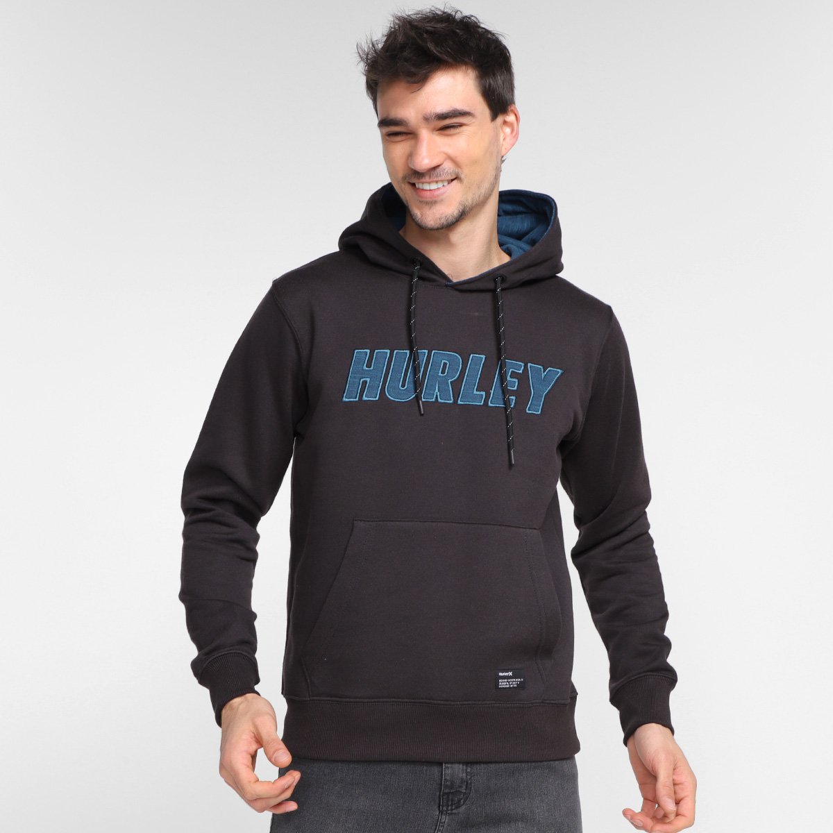 Moletom Hurley Overlayer C/ Capuz Masculino