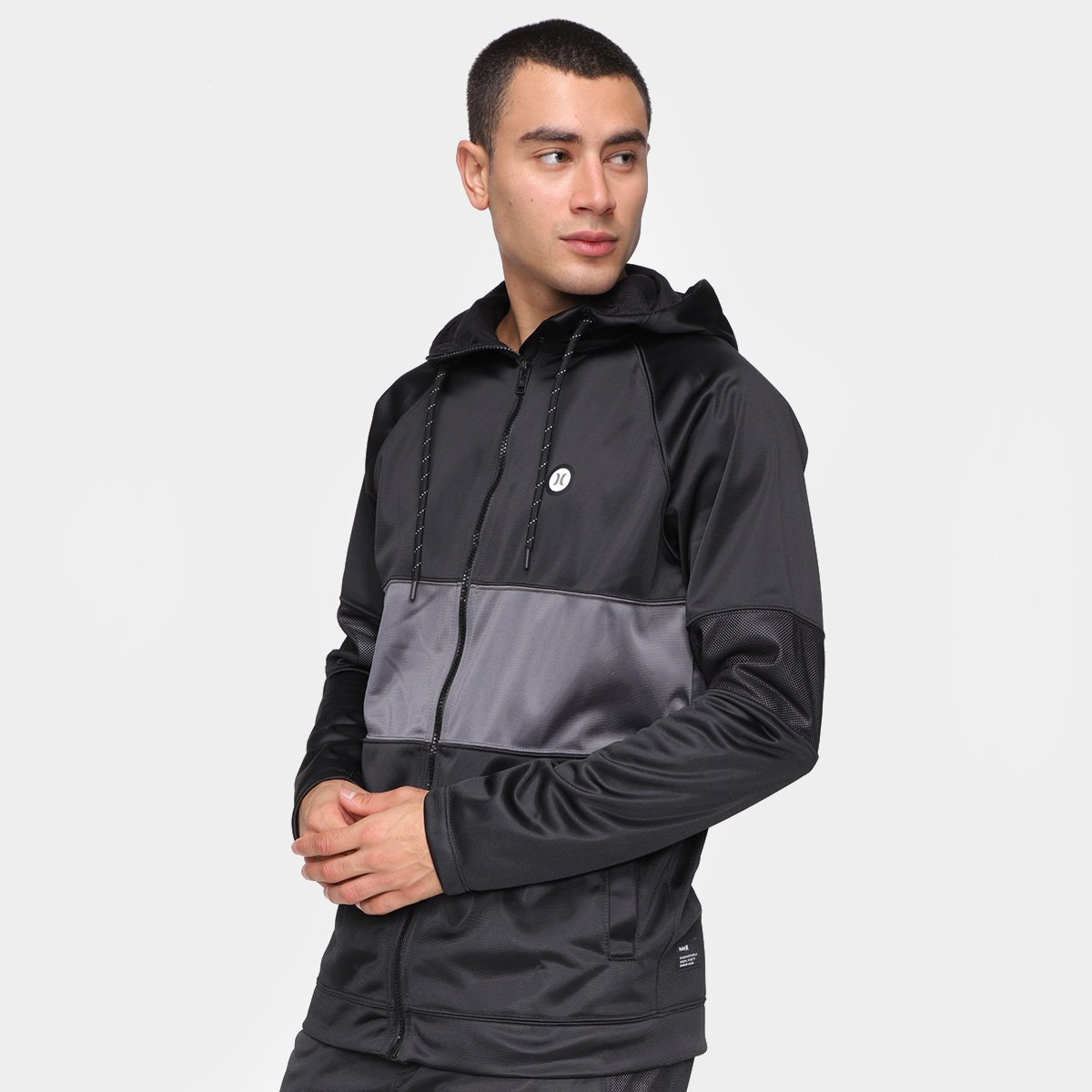 Jaqueta Hurley Jam C/ Capuz Masculina