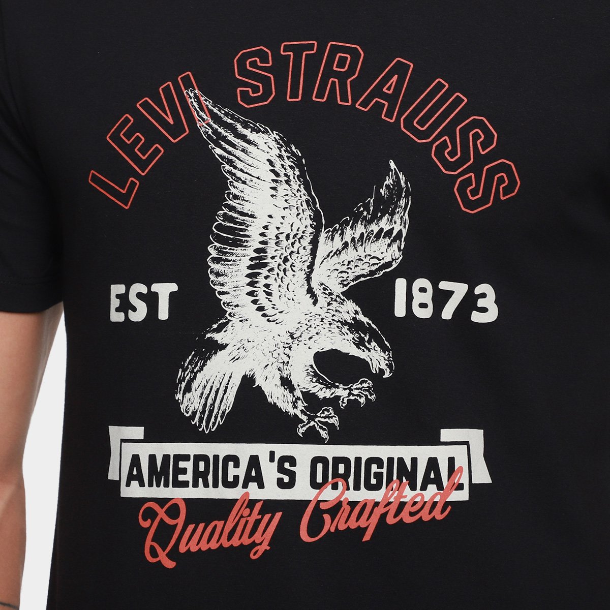 Camiseta Levis Graphic set-in Neck Masculina - Tam: P - 2