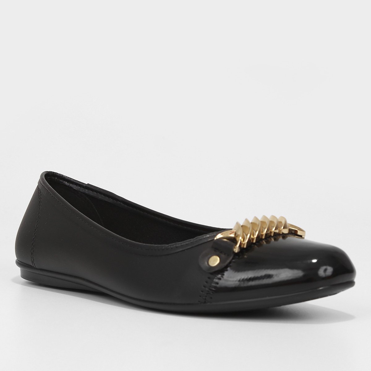 Sapatilha Feminina Beira Rio Aplique Metal Feminina - Tam: 35 - 2