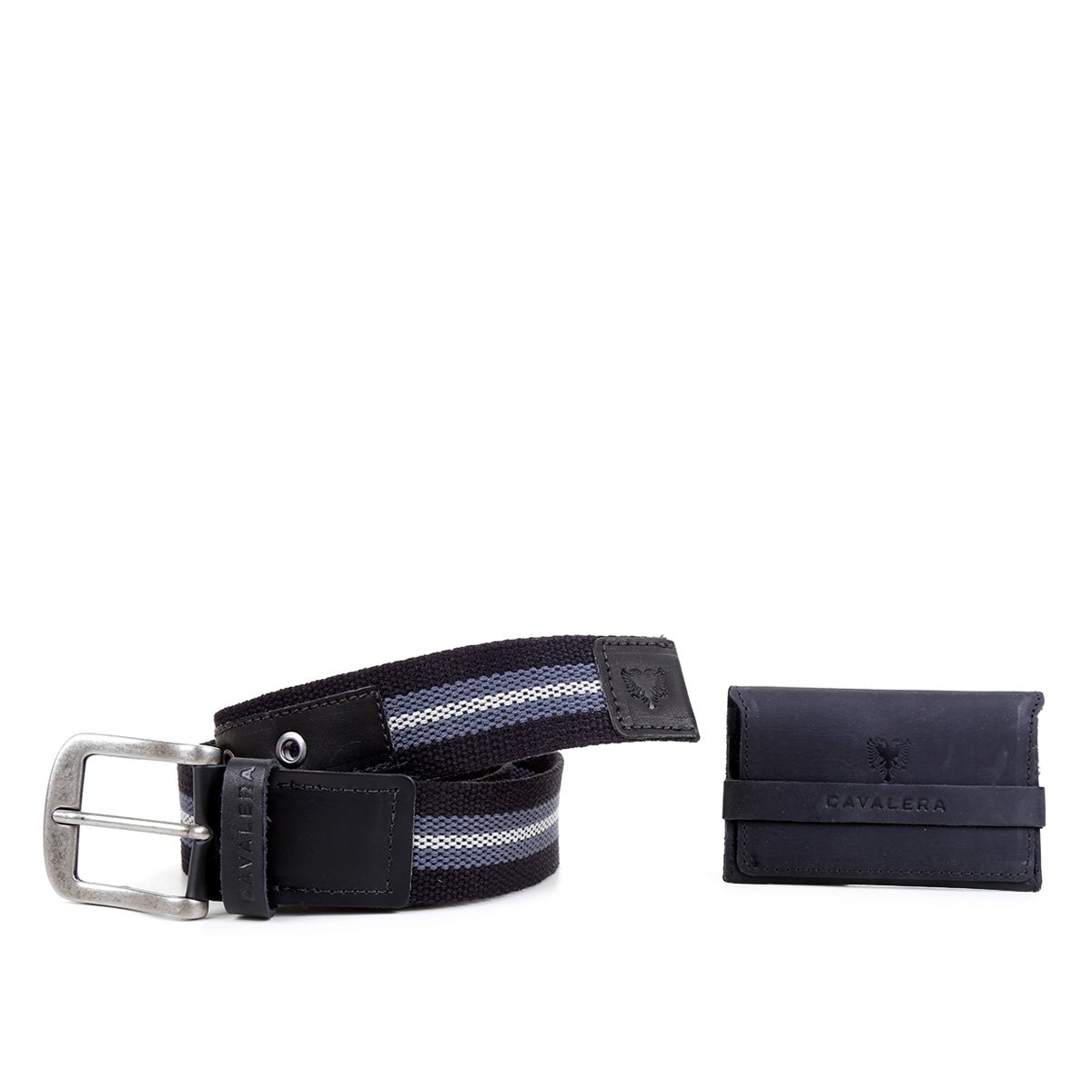 Kit Carteira Cavalera Soleta Masculina + Cinto Masculino
