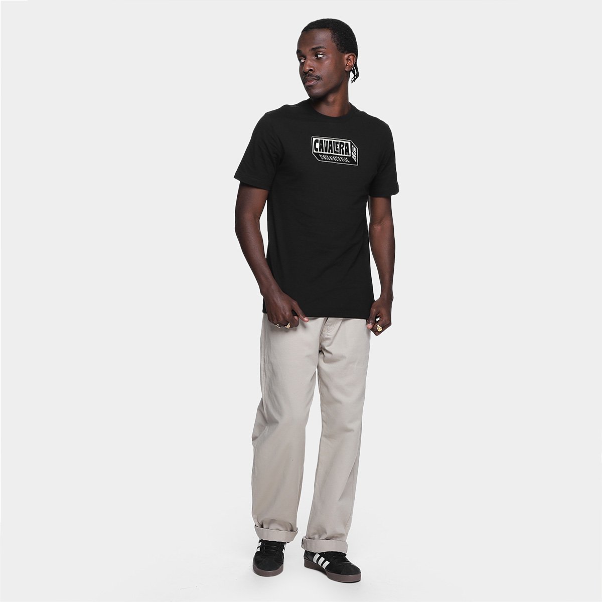Camiseta Cavalera Indie Fur Patch Masculina - Tam: P - 3