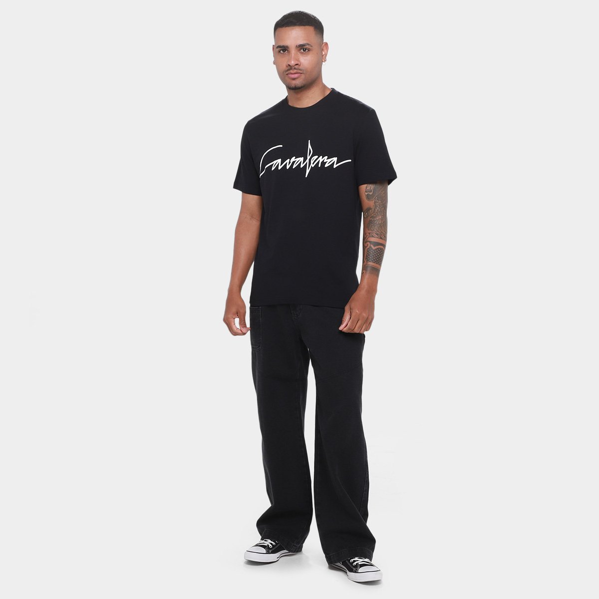 Camiseta Cavalera Comfort Assinatura Masculina - Tam: P - 3