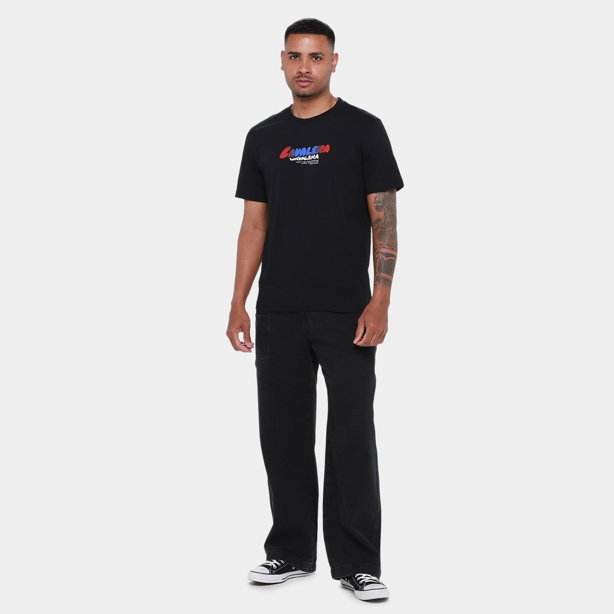 Camiseta Cavalera Comfort Puff Gradient Masculina - Tam: P - 3