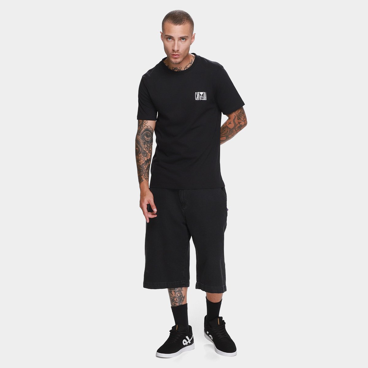 Camiseta Cavalera Indie Puzzle Masculina - Tam: P - 3