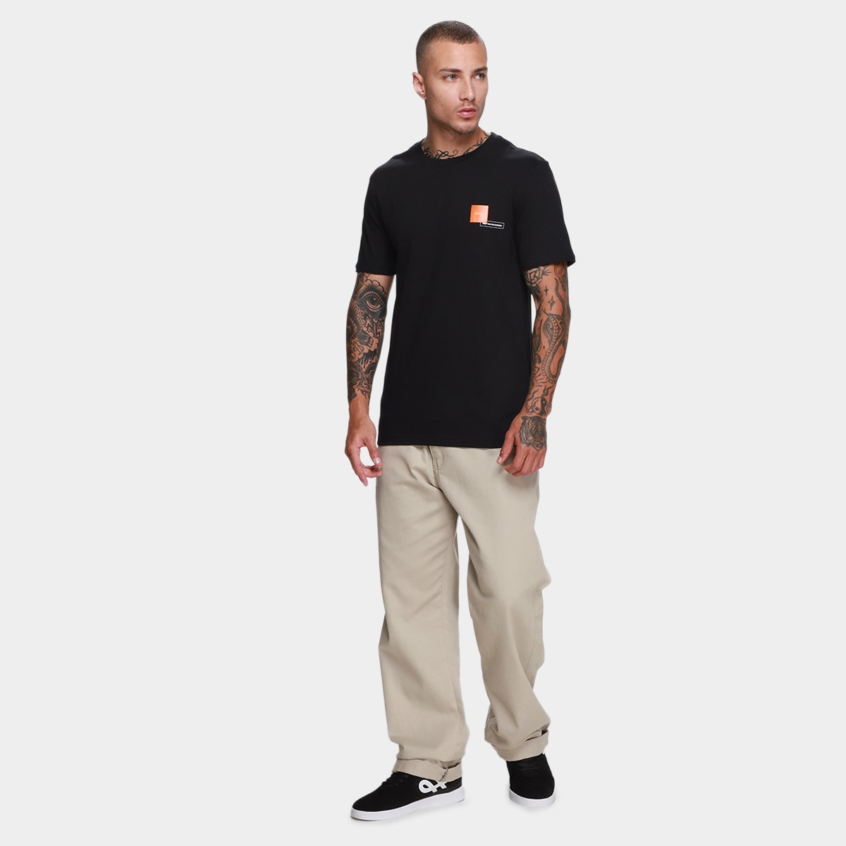 Camiseta Cavalera Indie Rectangle Square Masculina - Tam: P - 3