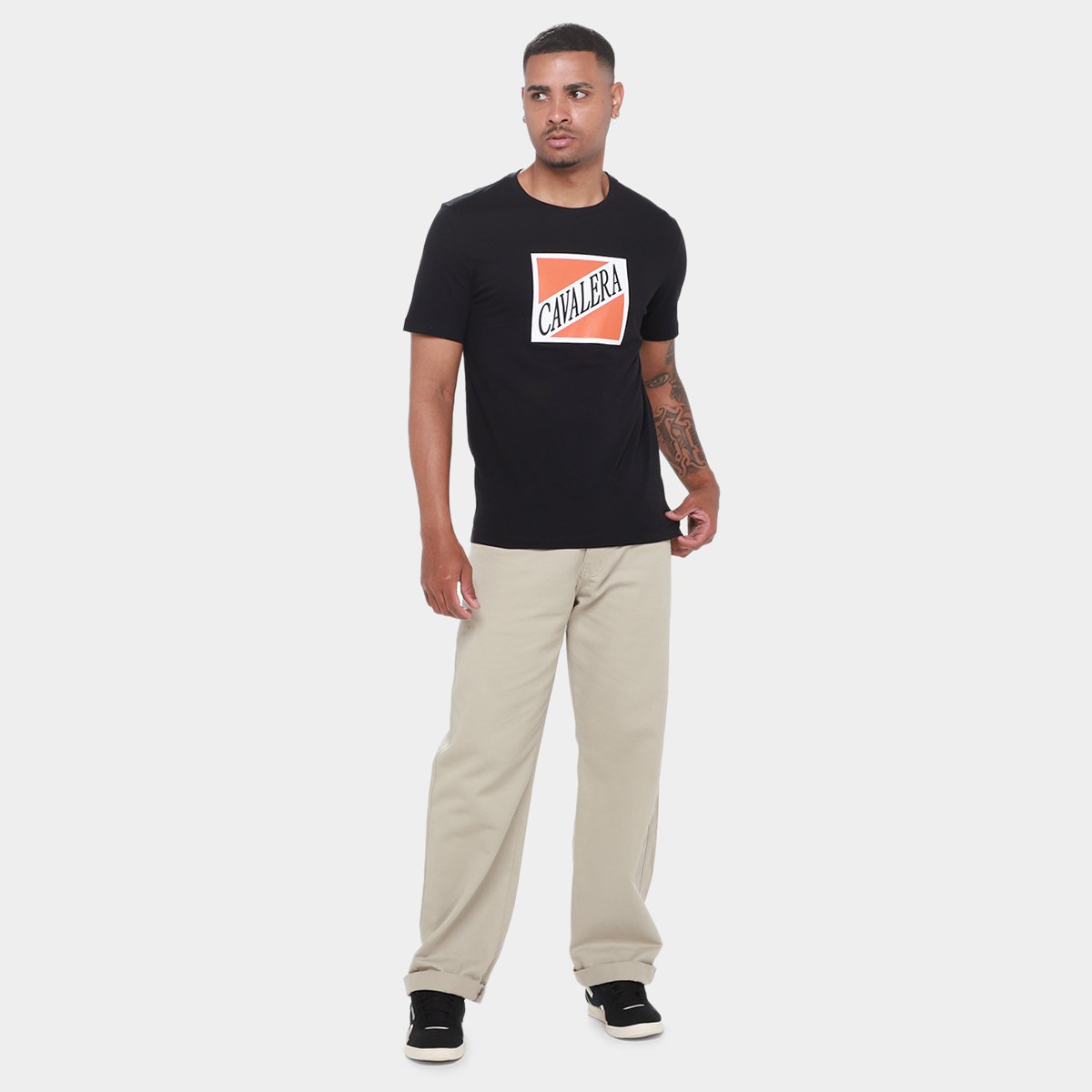 Camiseta Cavalera Indie Triangle Masculina - Tam: P - 3