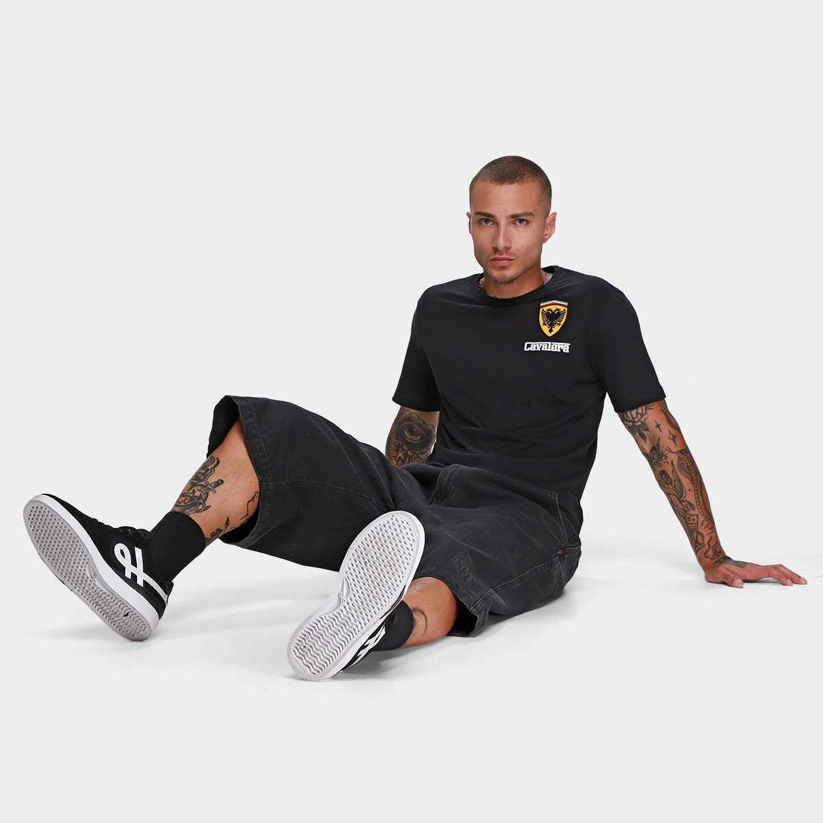Camiseta Cavalera Indie Ferrari Masculina - Tam: P - 3