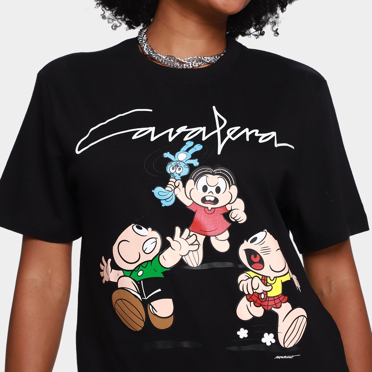 Camiseta Cavalera Comfort Assinatura Trio Feminina - Tam: P - 2