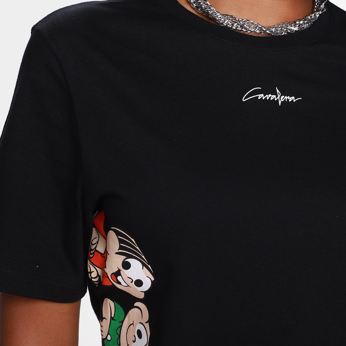 Camiseta Cavalera Indie Turma Da Mônica Feminina - Tam: P - 2