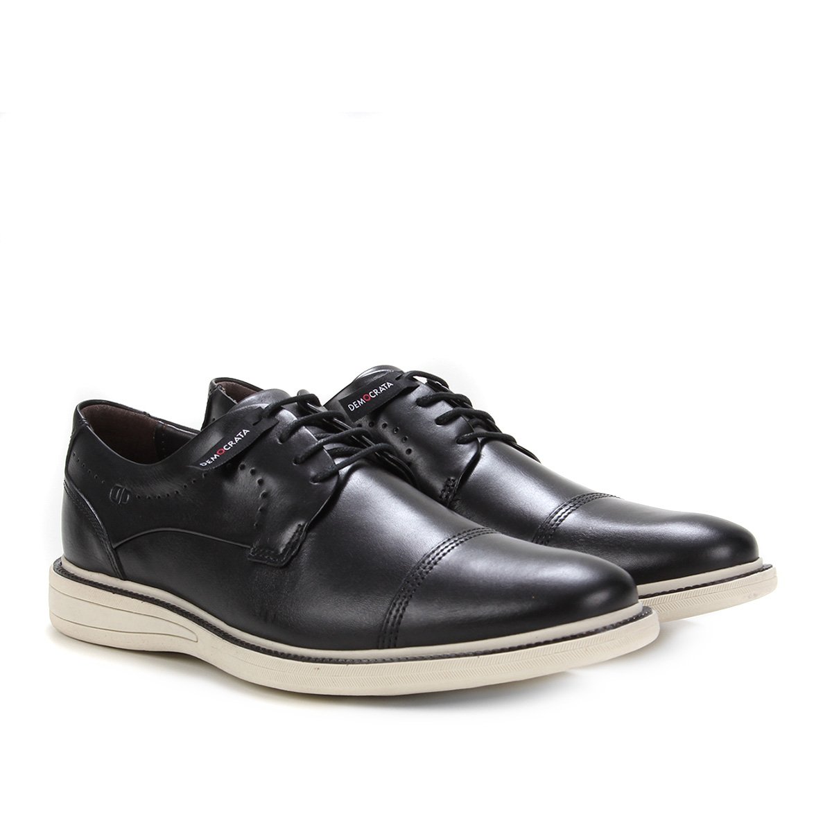Sapato Casual Couro Democrata Bay Masculino