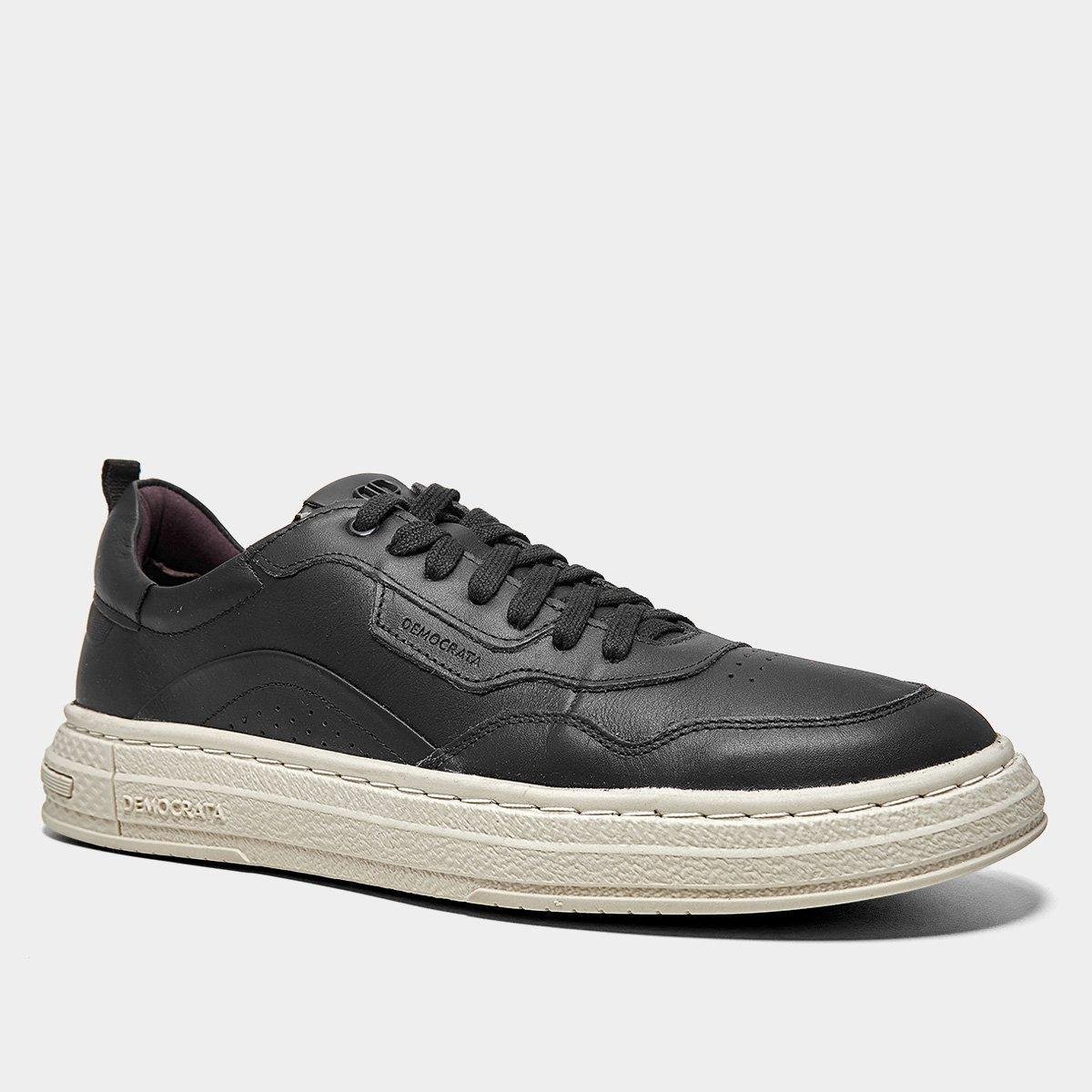 Tênis Couro Democrata Denim Jake Masculino - Tam: 43 - 1