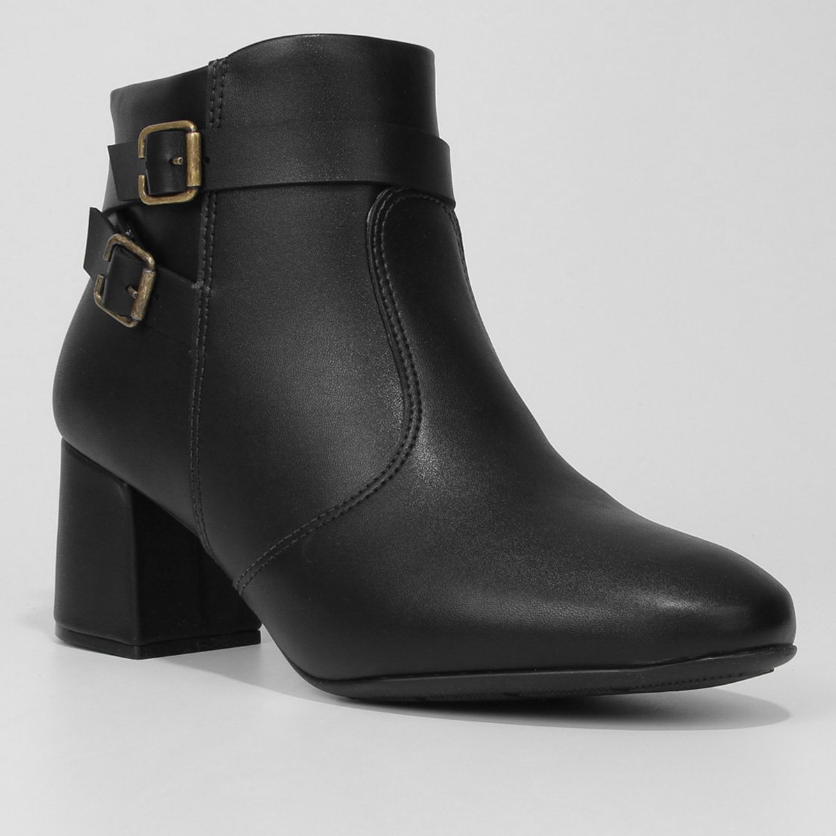 Bota Cano Curto  Modare Fivela Dupla Feminina - Tam: 35 - 1