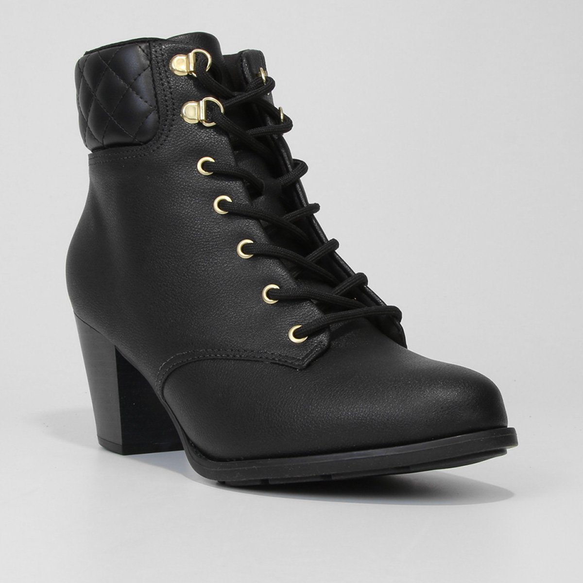Bota Cano Curto Modare Matelassê Feminina - Tam: 37 - 1