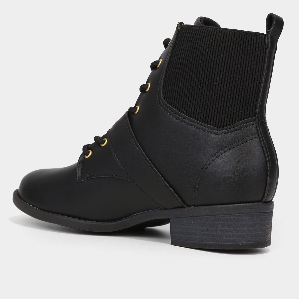 Bota Coturno Cano Curto Modare Fivela Feminina - Tam: 34 - 4