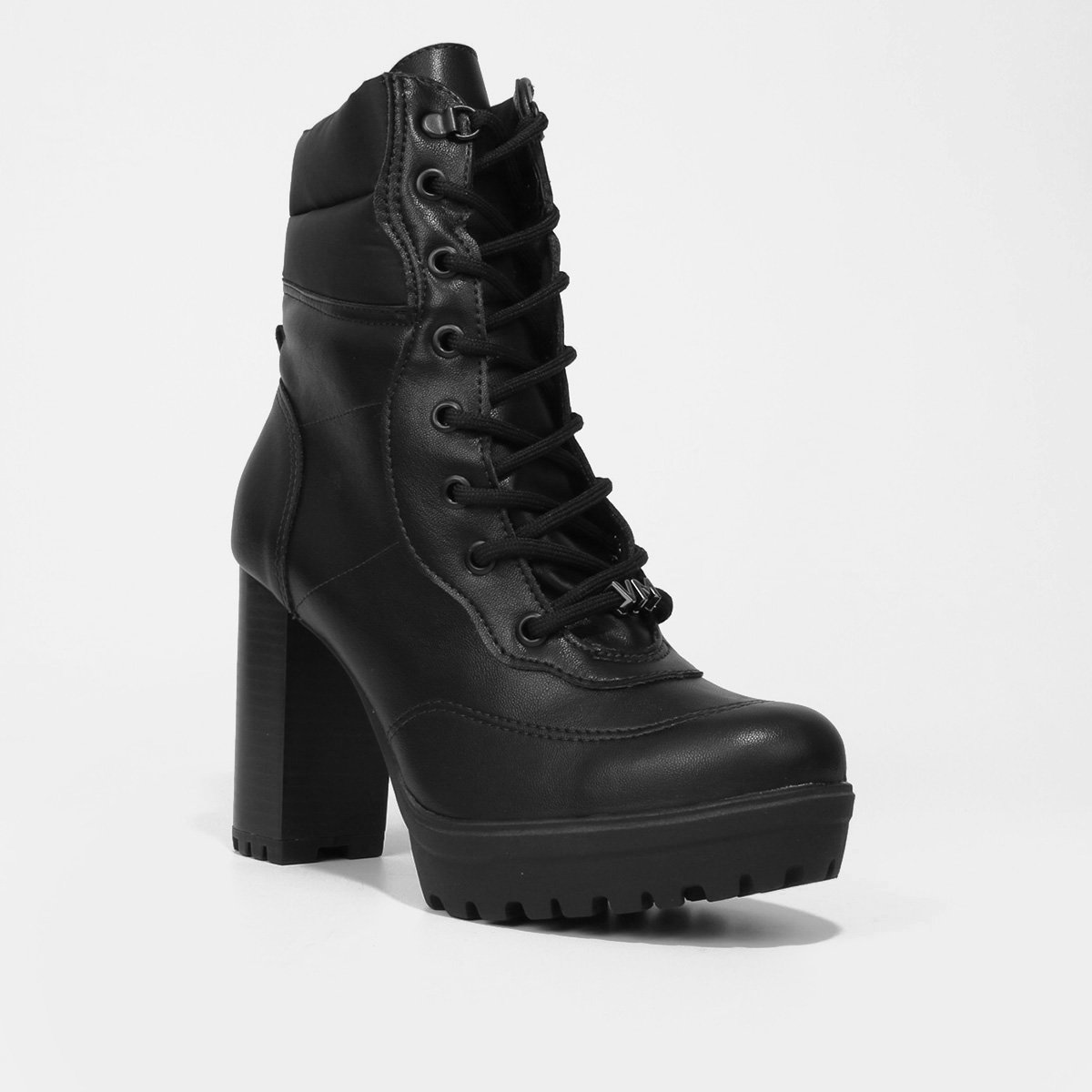 Bota Coturno Cano Médio Via Marte Tratorada - Tam: 38 - 1