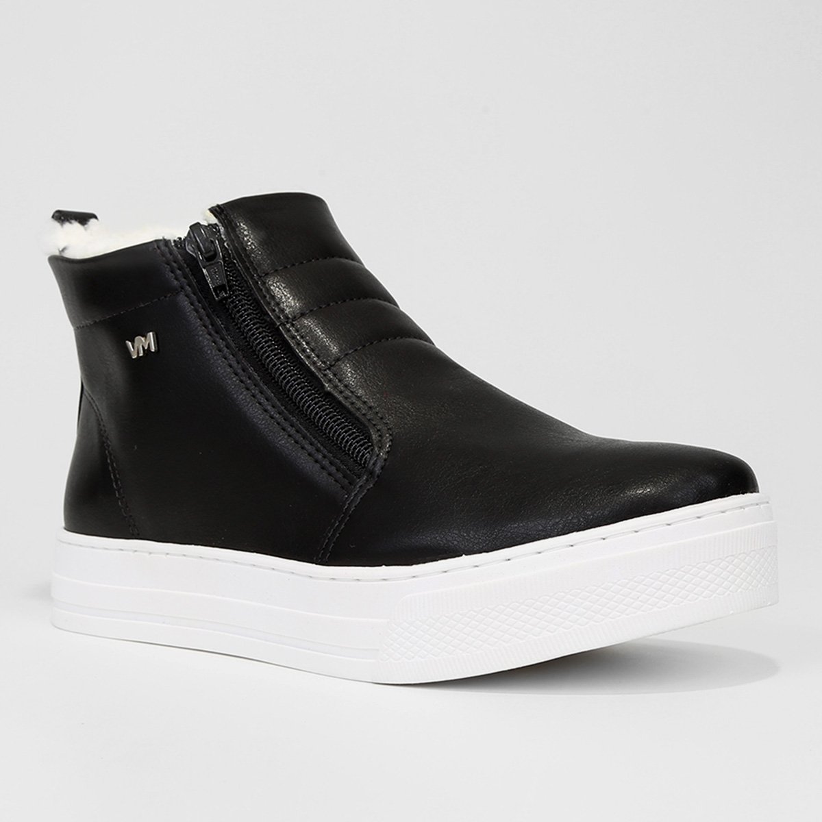 Tênis Via Marte Abotinado Pelo Zíper Feminino - Tam: 39 - 1