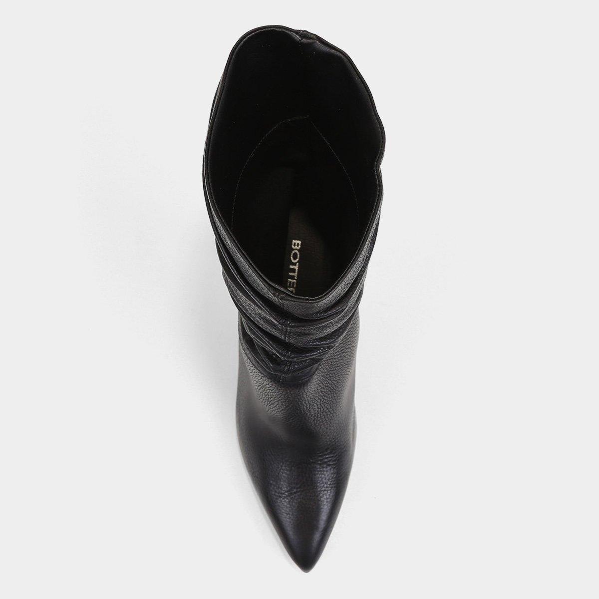 Bota Slouch Couro Bottero Cano Médio Feminina - Tam: 37 - 3