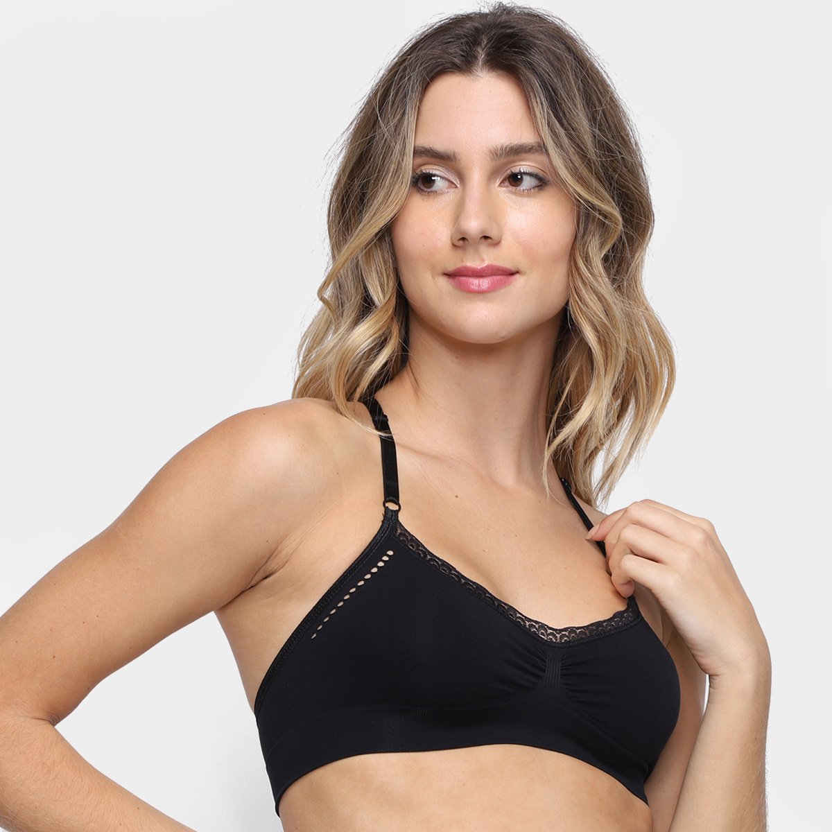 Sutiã Nadador Lupo Lace Sem Costura Feminino