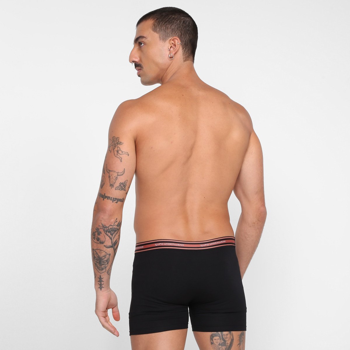 Kit Cueca Boxer Lupo Algodão Masculina - 10 Peças - Tam: P - 2