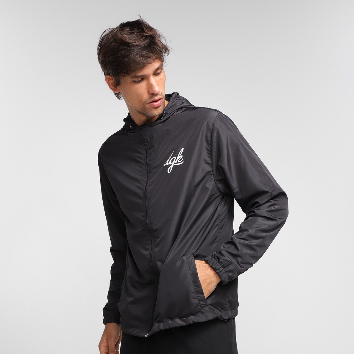 Jaqueta Corta-Vento Dgk Script Masculina