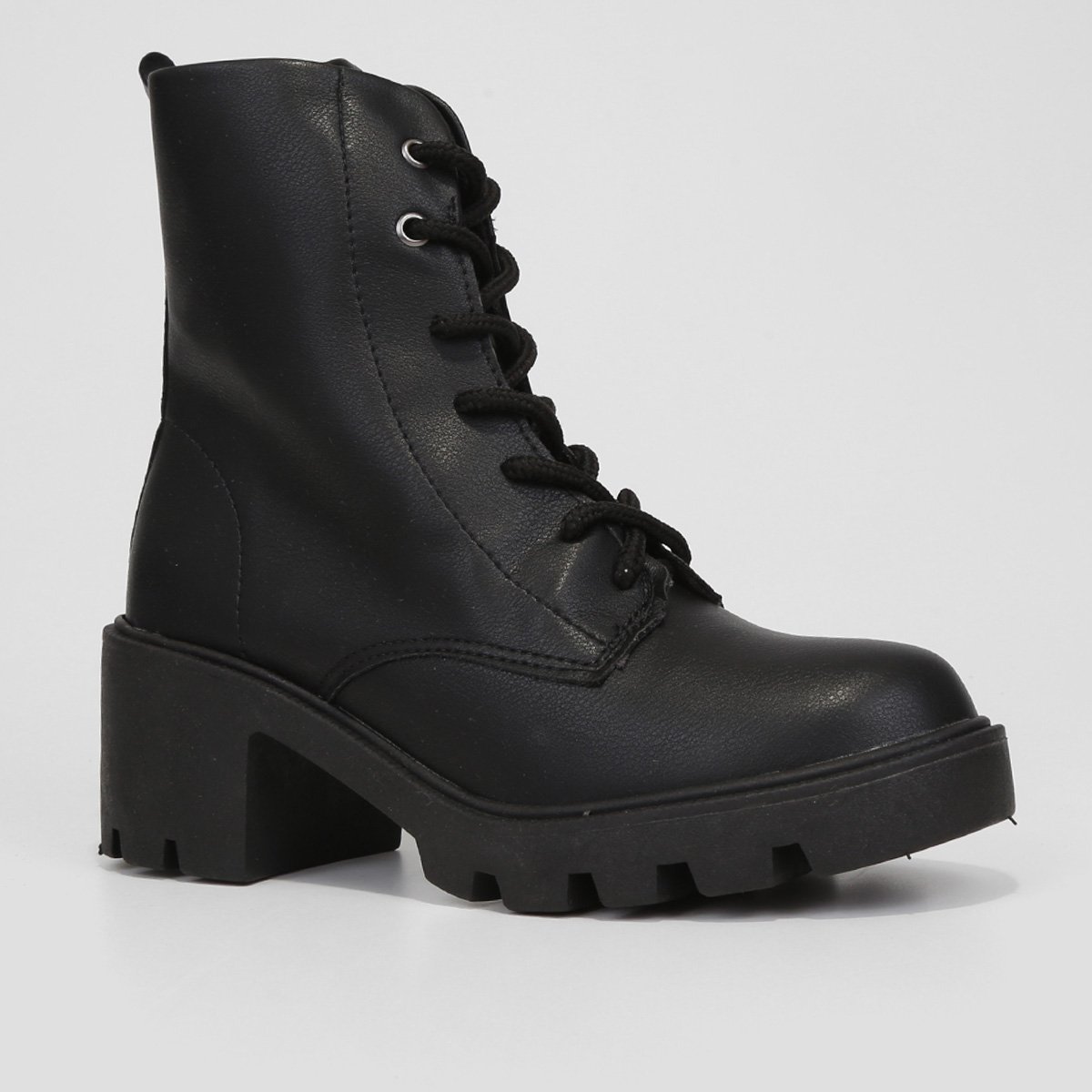 Bota Coturno Look Fashion Cano Médio Feminina - Tam: 39 - 2