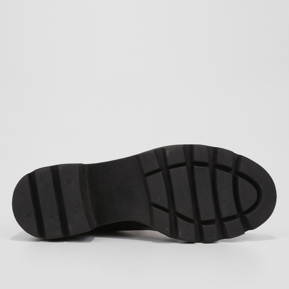 Bota Coturno Cano Curto Look Fashion Verniz Tratorada Feminina - Tam: 35 - 5