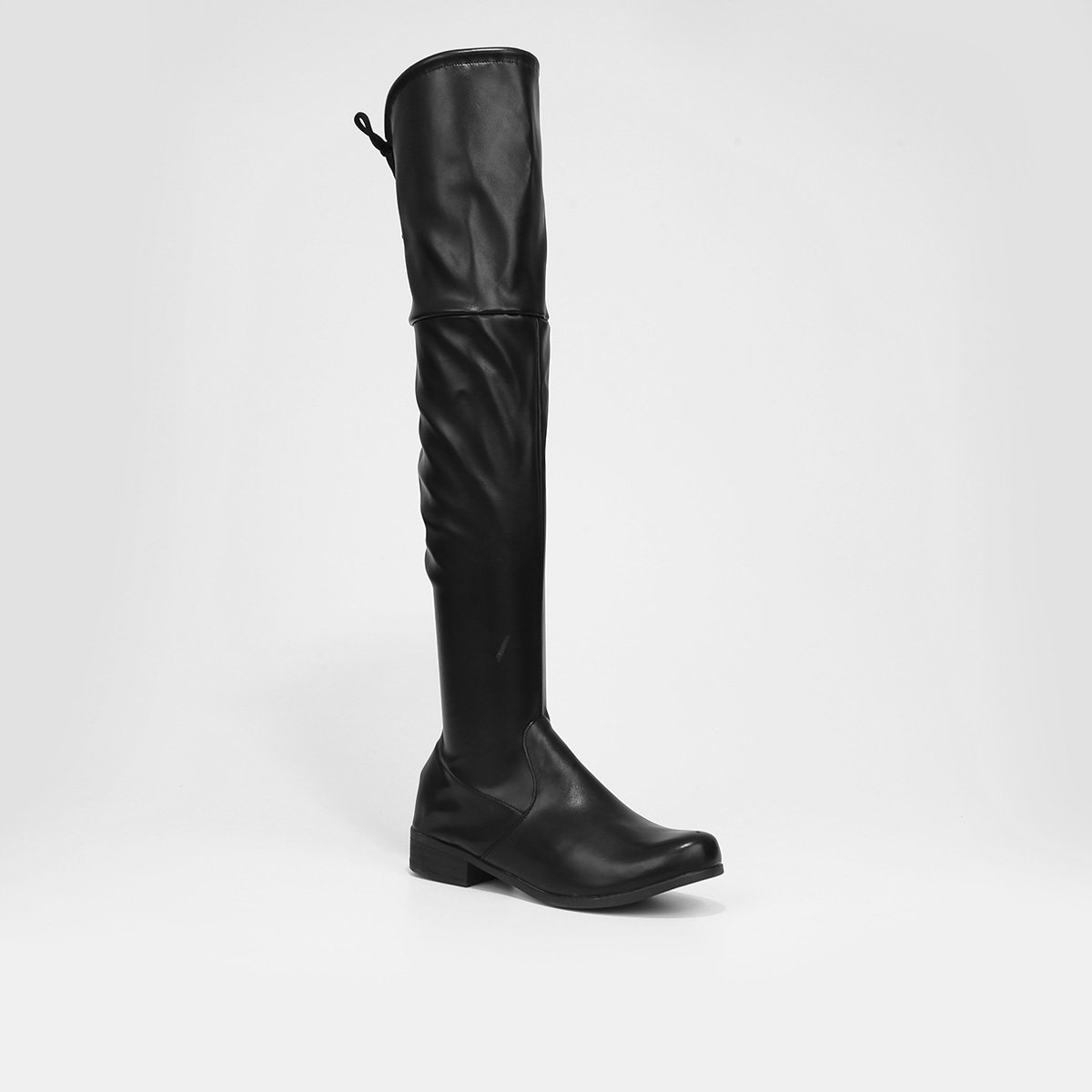 Bota Over The Knee Look Fashion Amarração Feminina - Tam: 34 - 2