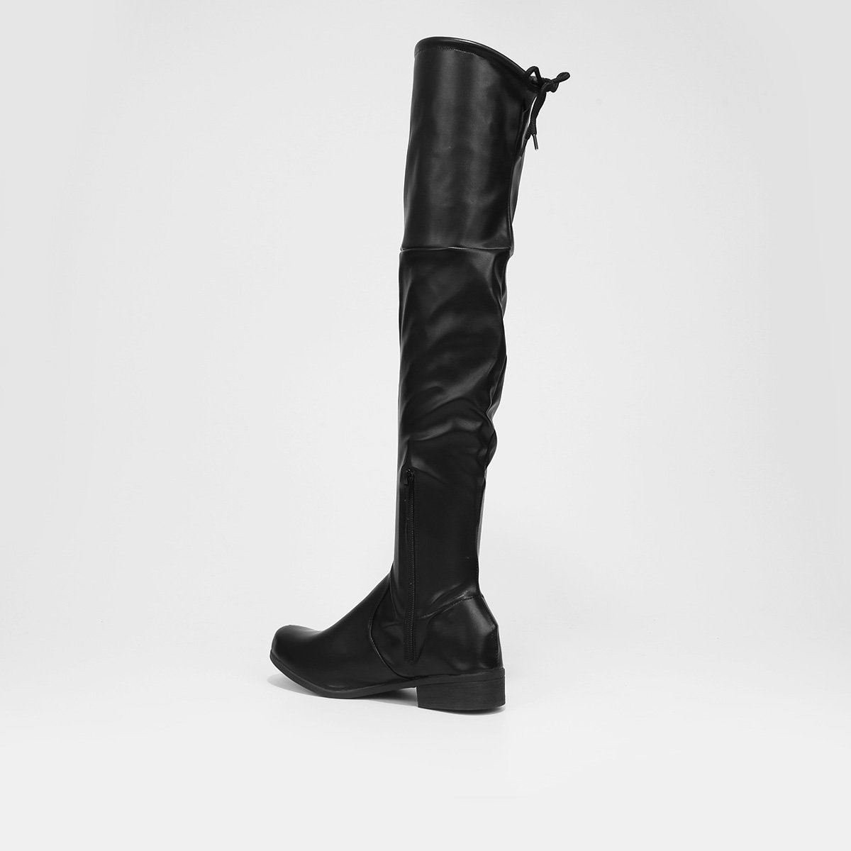 Bota Over The Knee Look Fashion Amarração Feminina - Tam: 34 - 4