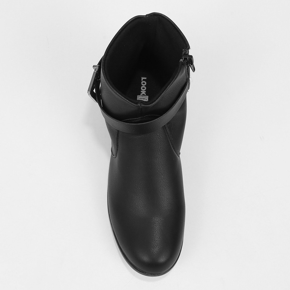 Bota Cano Baixo Look Fashion Fivela Feminina - Tam: 37 - 3