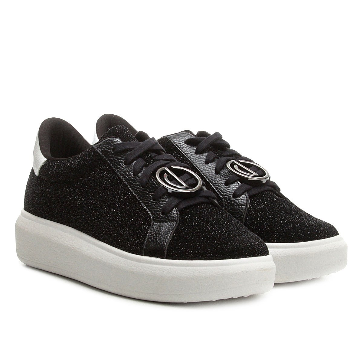 Compre Tênis Flatform Dumond Bicolor Preto Dumond Online
