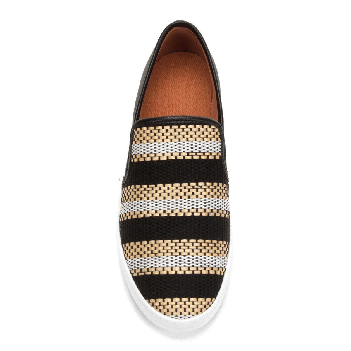 slip on vizzano tramado feminino