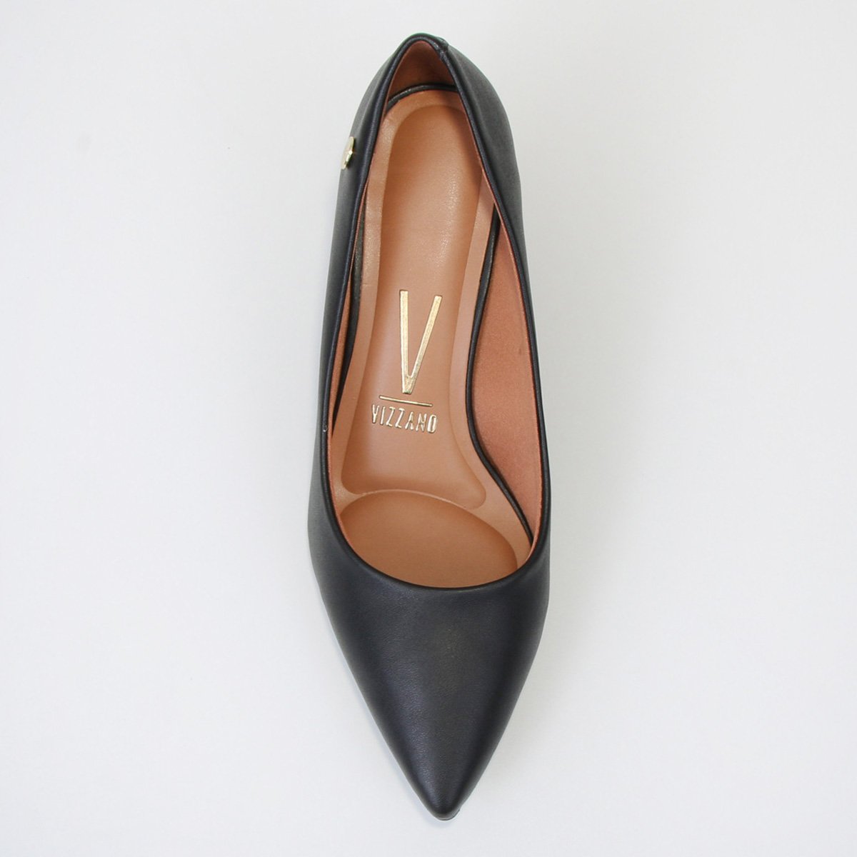 Scarpin Vizzano Salto Baixo Básico Bico Fino Feminino - Tam: 40 - 2