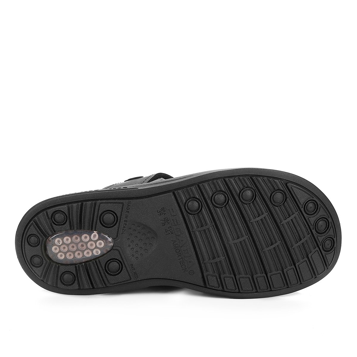 Chinelo Couro Pegada Tiras Cruzadas Masculino - Tam: 43 - 4