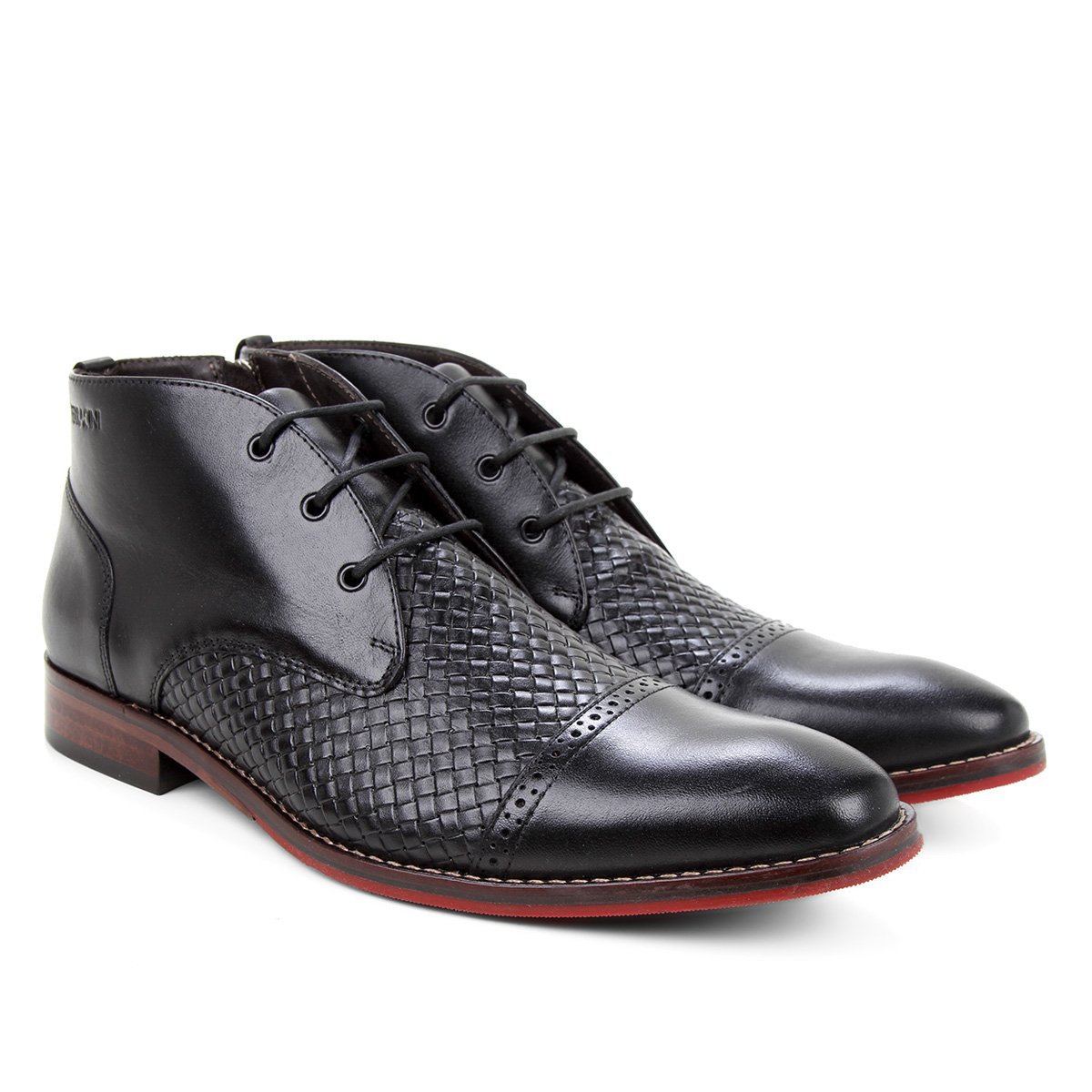 Sapato Social Couro Ferracini Caravagio Croco Masculino