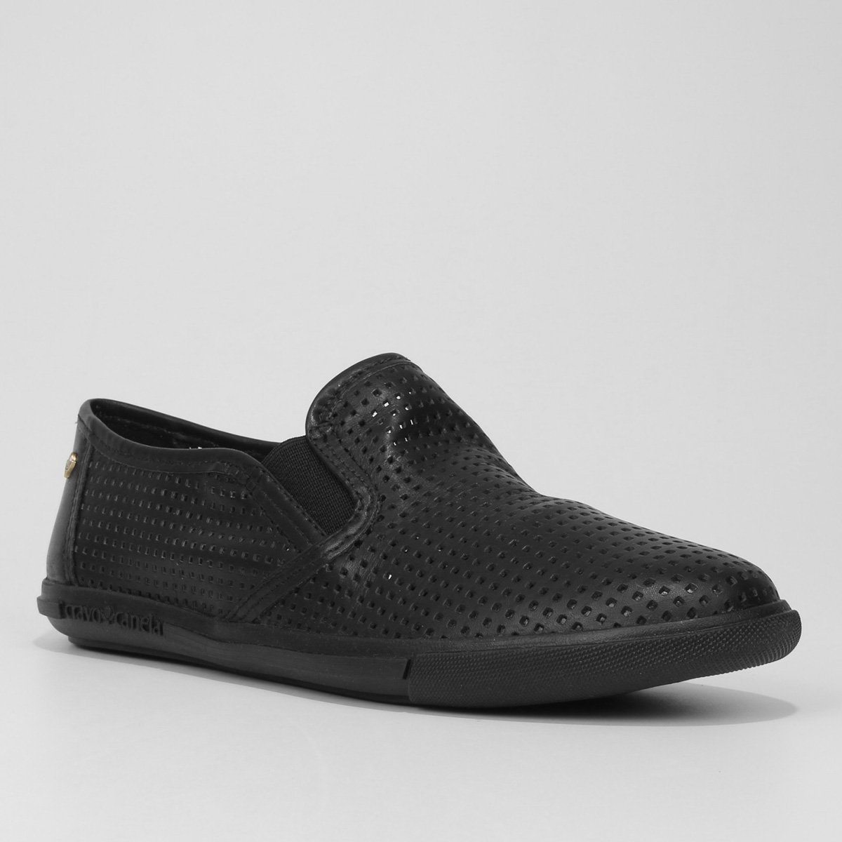 Tênis Couro Cravo & Canela Slip On Perfuros Feminino - Tam: 35 - 1