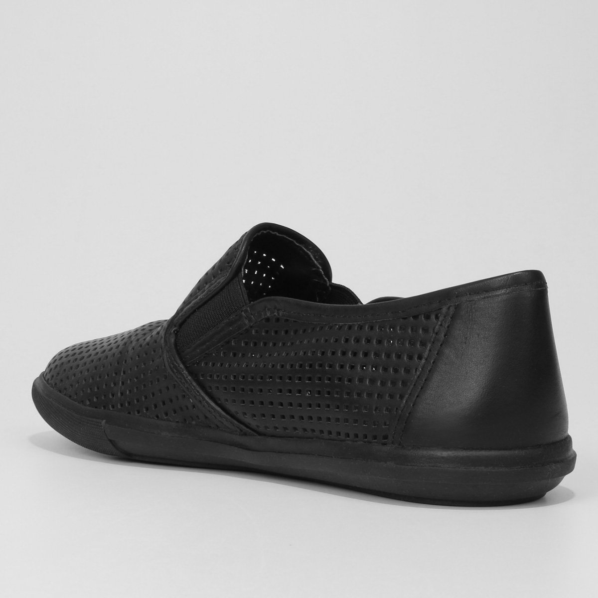 Tênis Couro Cravo & Canela Slip On Perfuros Feminino - Tam: 35 - 3