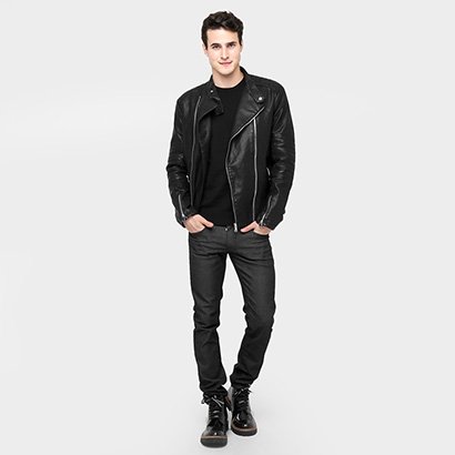 jaqueta broken rules biker