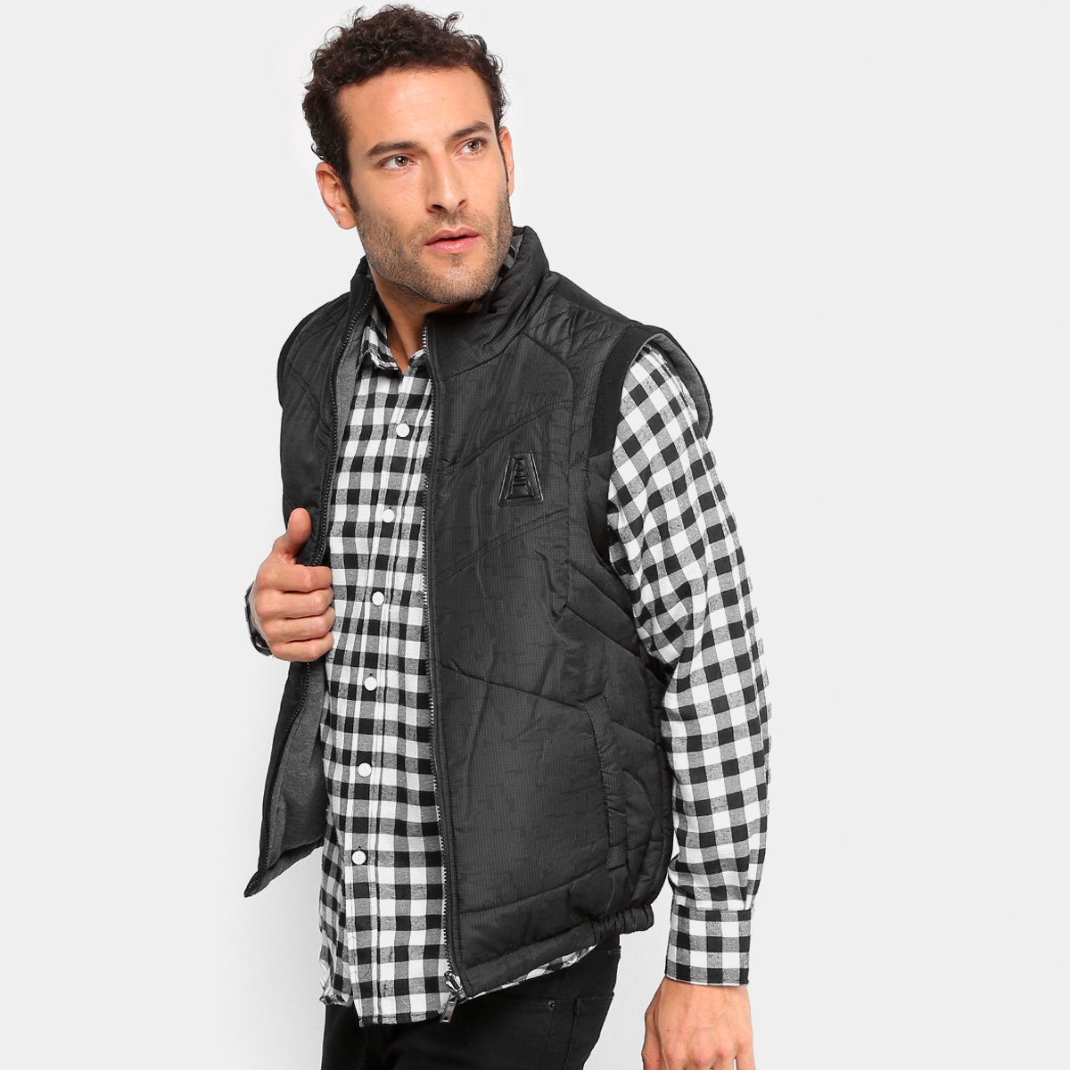 Colete Broken Rules Dupla Face Masculino