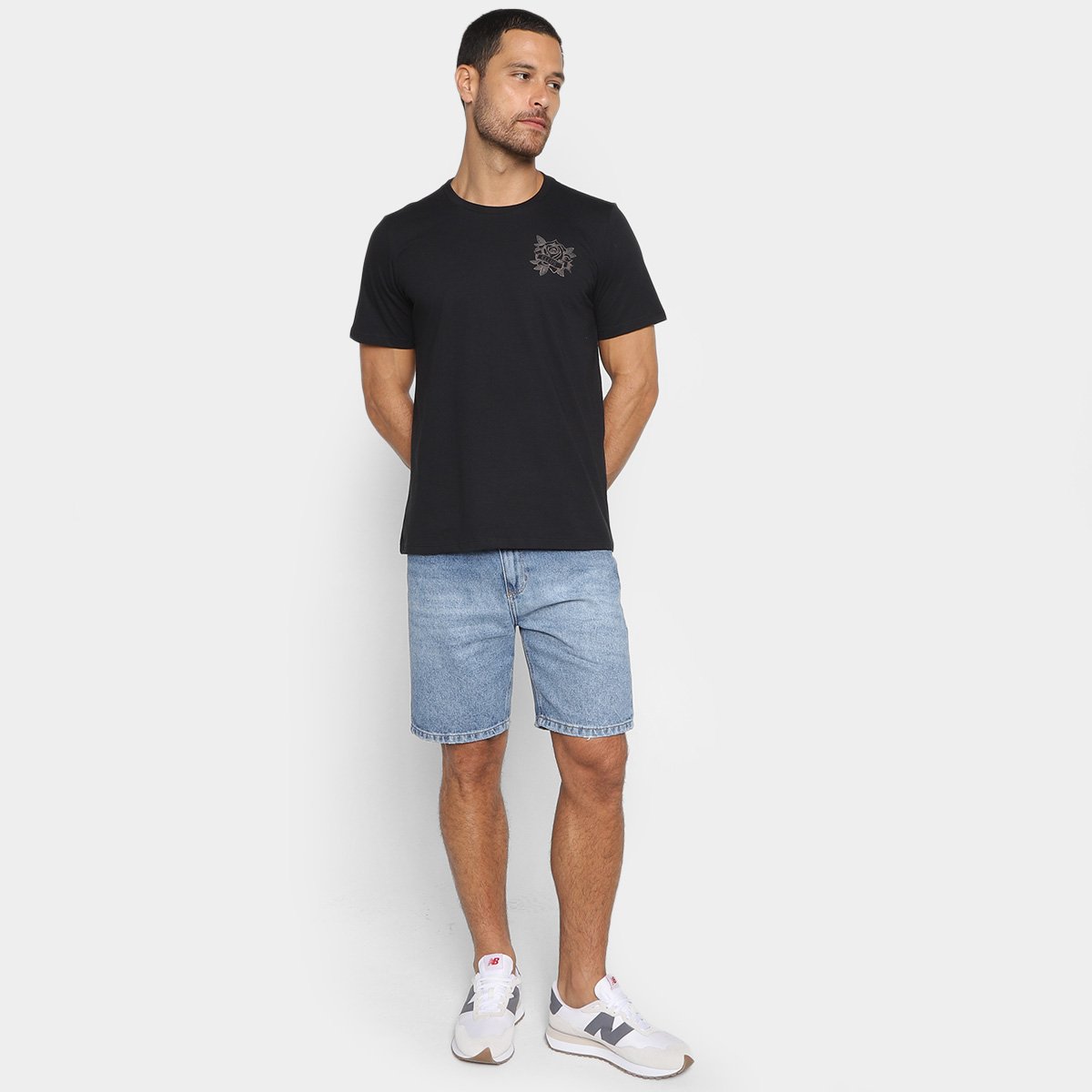 Camiseta Ellus Knife & Snake Classic Masculina - Tam: P - 3