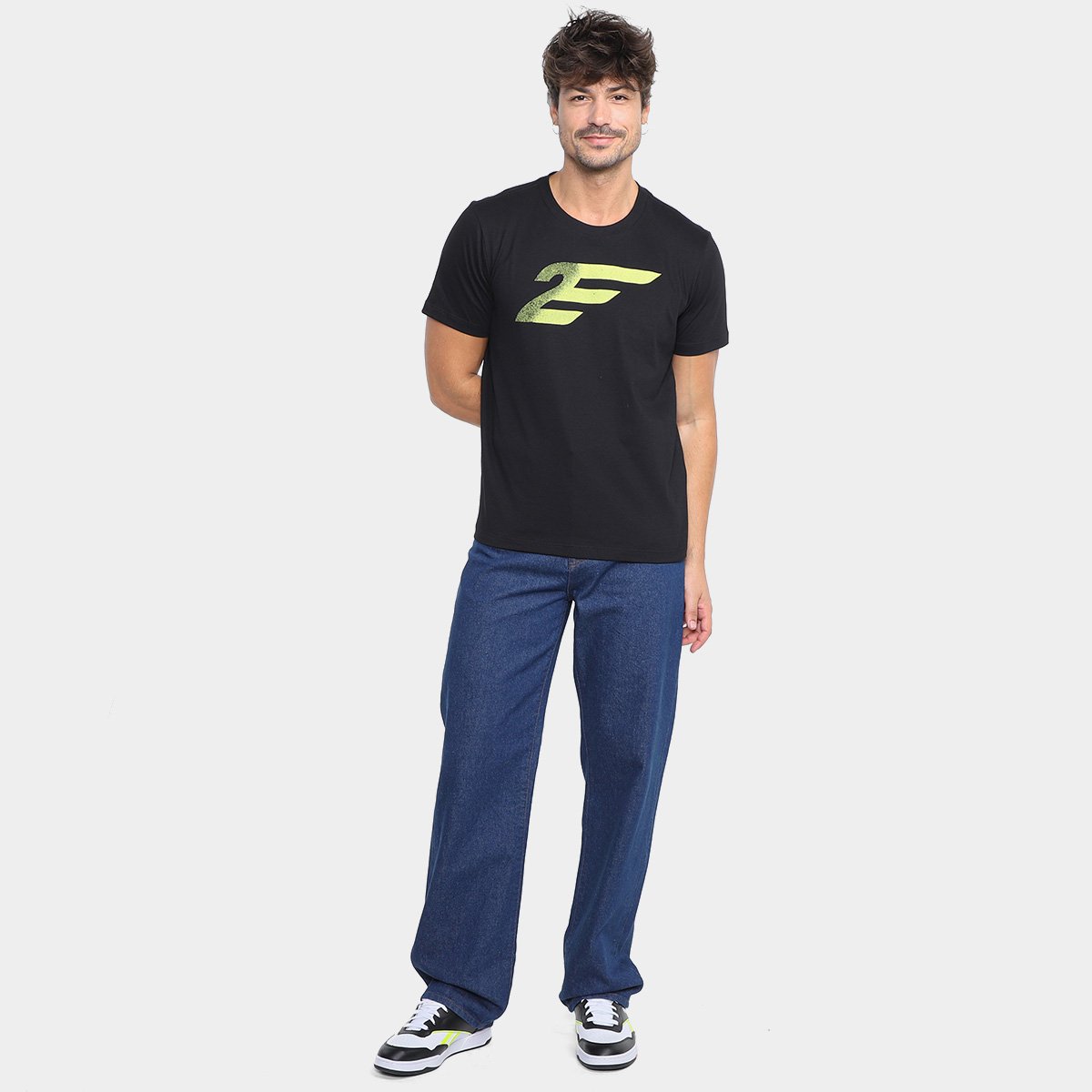 Camiseta Ellus Cotton Fine Maxi 2E Classic Masculina - Tam: M - 3