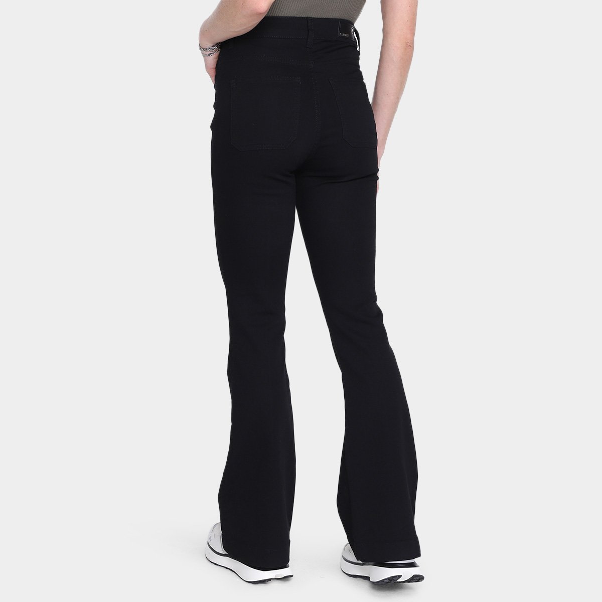 Calça Jeans Flare Sawary Nervura Feminina - Tam: 44 - 1
